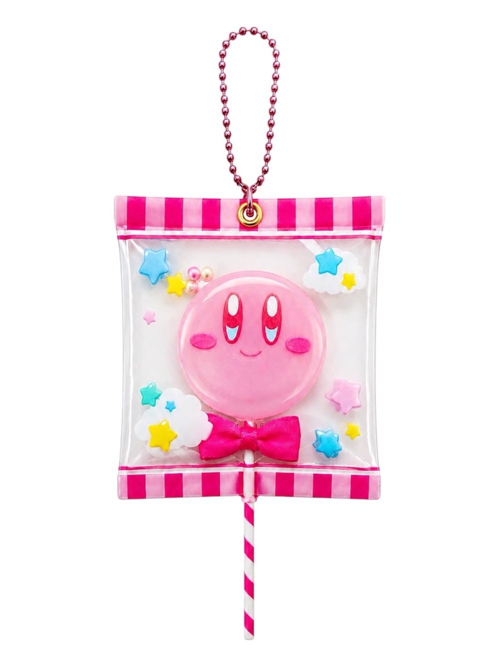KIRBY CANDY KEYCHAIN (FROM KIRBY CAFE) - BRAND NEW, NO PACKAGING